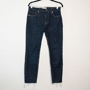 Everlane Blue Slim Straight Mid‎ Rise Jeans Size 29